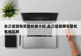 自己组装和买整机哪个好,自己组装跟买整机有啥区别