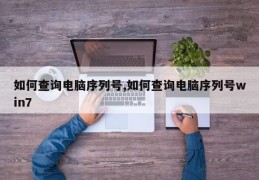 如何查询电脑序列号,如何查询电脑序列号win7